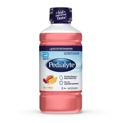 Pedialyte Base - Fruit Punch - 33.8 FZ - Image 2