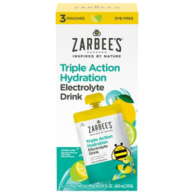 Zarbees Triple Action Hydration Lemon-lime 3 X 5oz - 15 FZ - Image 1