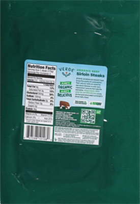 Verde Farms Organic Grass Fed Sirloin Steak 12 Oz - 12 OZ - Image 4