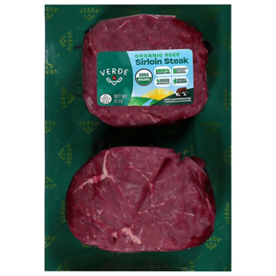 Verde Farms Organic Grass Fed Sirloin Steak 12 Oz - 12 OZ - Image 1
