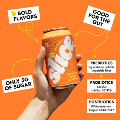 Slice Orange Healthy Soda - 4-12 FZ - Image 3