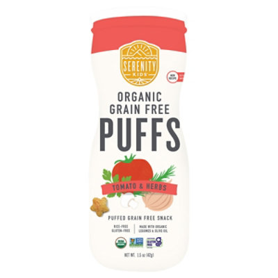 Serenity Kids Tomato Herb Grain Free Puffs 1.5 Oz - 1.5 OZ - Image 1