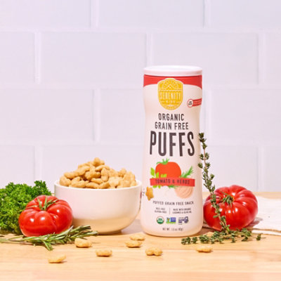 Serenity Kids Tomato Herb Grain Free Puffs 1.5 Oz - 1.5 OZ - Image 6