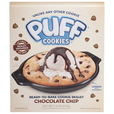 Puff Cookies Ready To Bake Skillet Chocolate Chip Cookie Dough 7.5 Oz - 7.5 OZ - Image 2