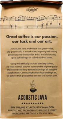 Acoustic Java Grouchys Breakfast Blend, Whole Bean - 12 OZ - Image 3