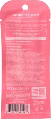 Vitamasques Lip Butter Balm - Strawberry - EA - Image 4