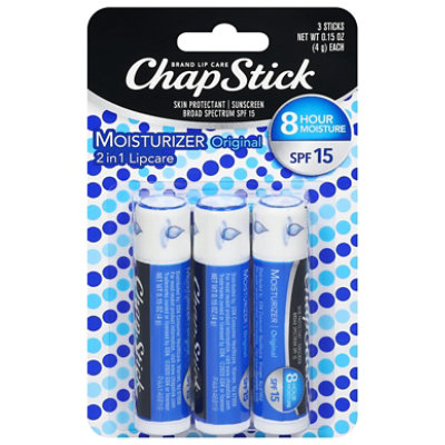 Chapstick Lip Moist 3pk - .45 OZ - Image 2