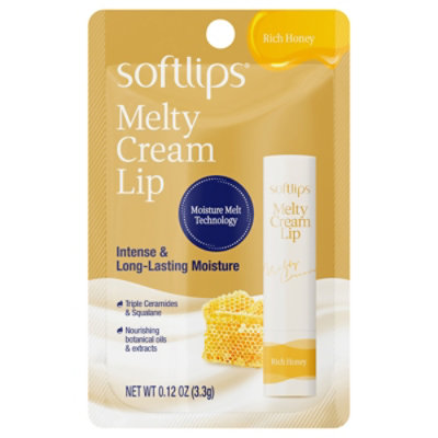 Softlips Melty Cream Rich Honey 3.3g - .12 OZ - Image 2