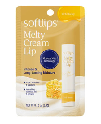 Softlips Melty Cream Rich Honey 3.3g - .12 OZ - Image 1