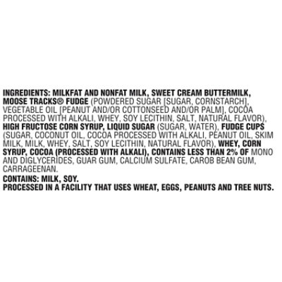 Kemps Double Fudge Moose Tracks Ice Cream - 48 Oz - Image 5