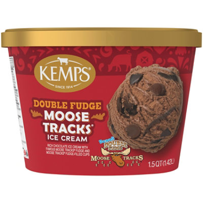 Kemps Double Fudge Moose Tracks Ice Cream - 48 Oz - Image 3