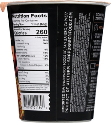 Snapdragon Ramen Chili Cup - 2.2 OZ - Image 5
