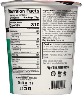 Chef Woo Ramen Noodle Baja Chili - 2.5 OZ - Image 5