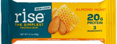 Rise Protein Bar Almond Honey Gluten Free - 2.1 OZ - Image 2
