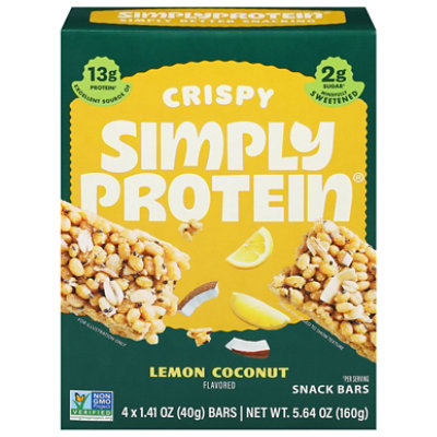 Simplyprotein Bar Snack Lemon Coco 4pk - 5.64 OZ - Image 2