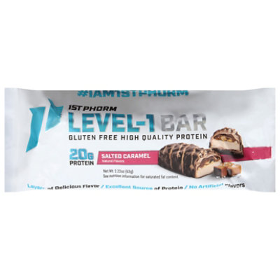 Level-1 Salted Caramel Bar 2.22 Oz - 2.22 OZ - Image 2