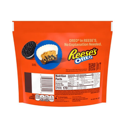 REESE'S OREO Miniatures Milk Chocolate and White Creme Peanut Butter Cups Candy Share Pack - 9 Oz - Image 2