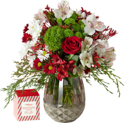 Overjoyed Boutique Peppermint Arrangement - Each - Image 1