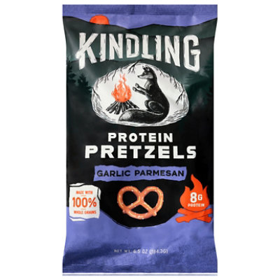Kindling Pretzels Garlic Parmesan 6.5oz - 6.5 OZ - Image 1