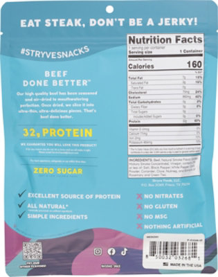Stryve Sliced Steak Hickory 2oz - 2 OZ - Image 5