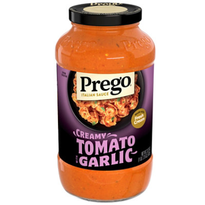Prego Creamy Tomato Pasta Sauce With Garlic, 24 Oz - 23.75 OZ - Image 1
