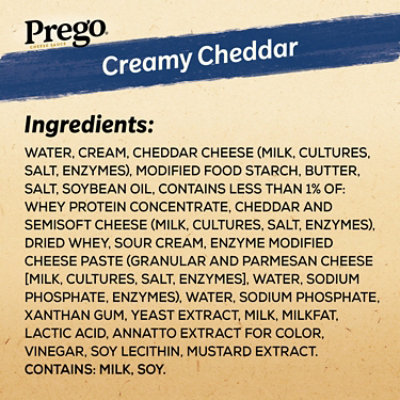 Prego Creamy Cheddar Cheese Sauce, 14.5 O - 14.5 OZ - Image 5