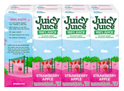 Juicy Juice Immune System Support Berry Punch 8/6.75oz - 100