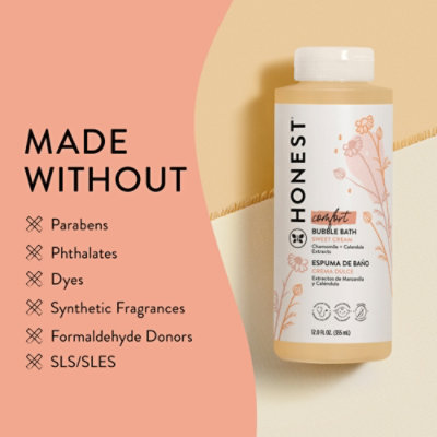 The Honest Company Bubble Bath Sweet Cream Comfort - 12 Fl. Oz. - Image 2