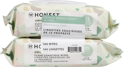 The Honest Company Clean Conscious Wipes Geo Mood - 144 Count - Image 7