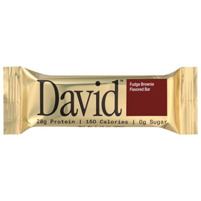 David Protein Bar Fudge Brownie - 2.05 OZ - Image 2