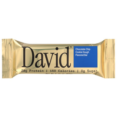 David Protein Bar Chocolate Chip Cookie Dough - 2.05 OZ - Image 2