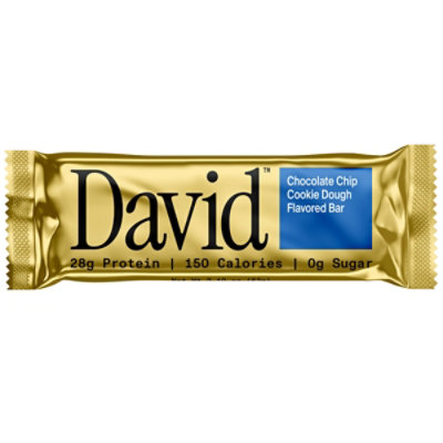 David Protein Bar Chocolate Chip Cookie Dough - 2.05 OZ - Image 2