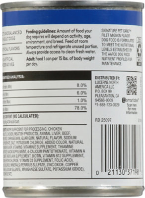 Signature Pet Care Dog Food Chopped Filet Mignon 13.2 Oz - 13.2 OZ - Image 4