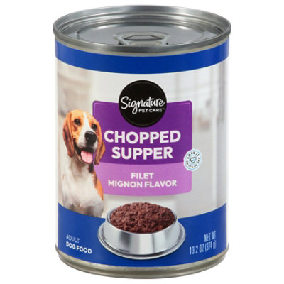 Signature Pet Care Dog Food Chopped Filet Mignon 13.2 Oz - 13.2 OZ - Image 1