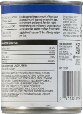 Signature Pet Care Dog Food Chopped With Chicken And Rice 13.2 Oz - 13.2 OZ - Image 4