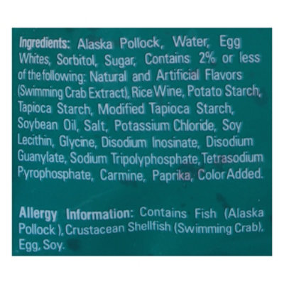 Surimi Crab Snow Legs Frozen 16 Oz - 16 OZ - Image 5