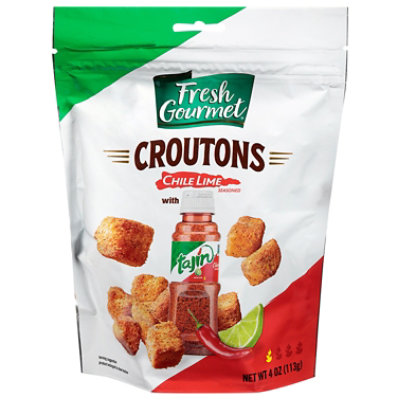 Tajin Chile Lime Seasoned Croutons - 4 OZ - Image 1