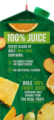 Dole 100% Chilled Orange Peach Mango Juice 52 Fz Carton - 52 FZ - Image 2