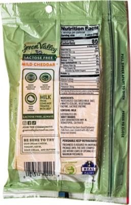 Green Valley Mild Cheddar Sliced Lf 6oz - 6 OZ - Image 5