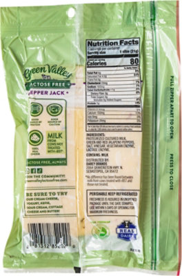 Green Valley Pepper Jack Cheese Slices Lf 6oz - 6 OZ - Image 5