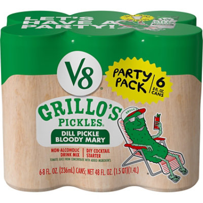 V8 Grillos Pickles Dill Pickle Bloody Mary Mix - 48 FZ - Image 1
