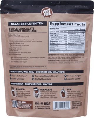 Clean Simple Eats Brownie Batter 36oz - 36 OZ - Image 5