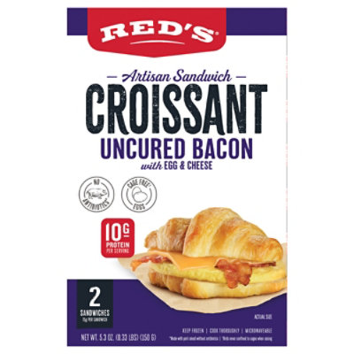 Reds Croissant Bacon Egg Cheese - 5.3 OZ - Image 1
