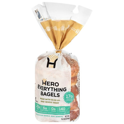Hero Bread Everything Bagels - 5 - 13.2 Oz - Image 1