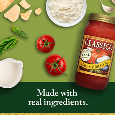 Classico Creamy Ricotta Pasta Sauce 24 Oz Jar - 24 OZ - Image 3