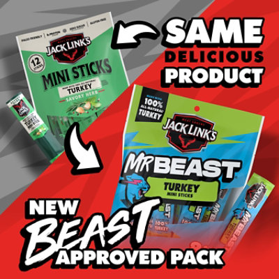 Jack Links Turkey Sticks Savory Herb 6oz - 6 OZ - Image 3