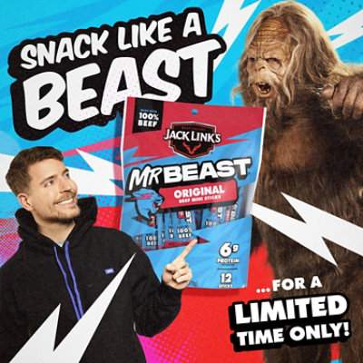 Jack Links Beef Sticks Original 6oz - 6 OZ - Image 2