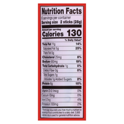 Jack Links Beef Sticks Original 6oz - 6 OZ - Image 3