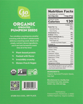 Go Raw Seeds Pumpkin - 6.75 Oz - Image 5
