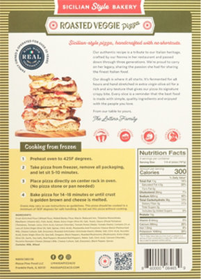 Massa Pizza Co. Roasted Veggie Pizza 23.6oz - 23.6 OZ - Image 5